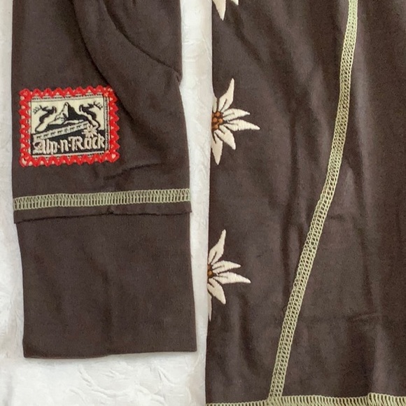 Alp-n-Rock EDELWEISS Turtleneck Top -Chocolate - Picture 10 of 16